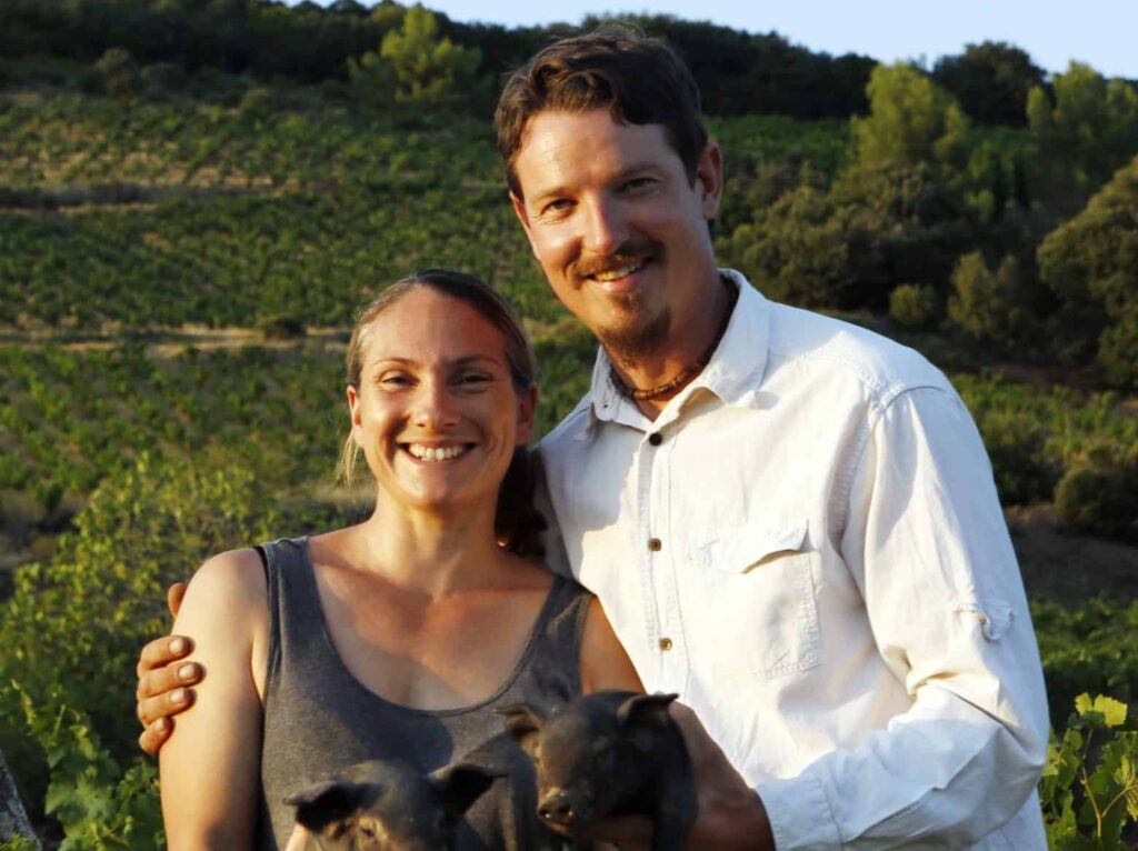 Bernhard et Mélanie du Domaine Lanye Barrac