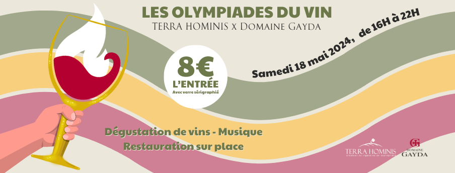 Olympiades du Vin - Fête des vignobles- domaine gayda-occitanie-18-mai