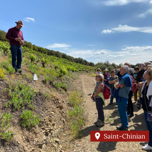 Visite dans un domaine de saint chiniant