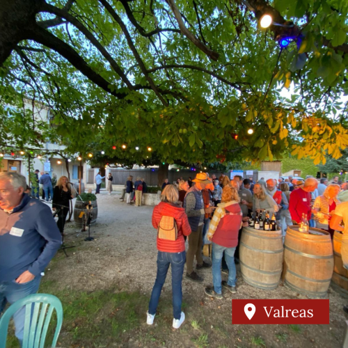 Dégustation dans un domaine de Valreas