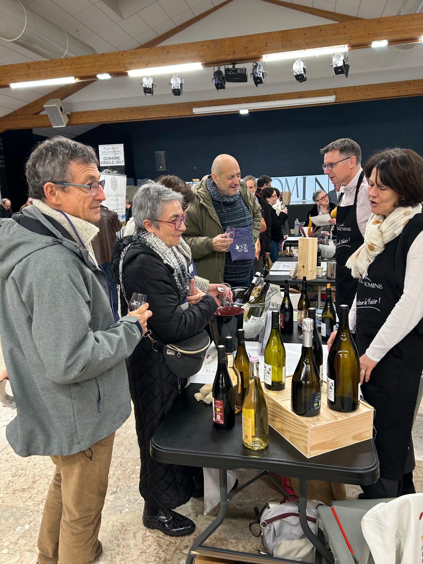retour en image sur notre salon des vignobles participatifs à Frouzins 13