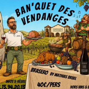 banquet des vendanges Domaine Cammaous Caussarelle
