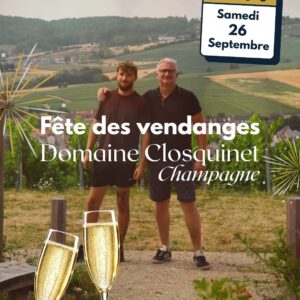Fête des vendanges en Champagne : rendez-vous au Domaine Closquinet