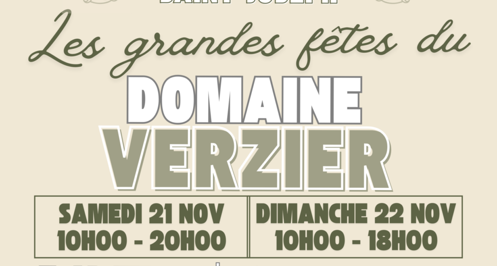 grandes fêtes domaine verzier